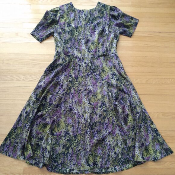 Vintage Handmade Mennonite Cape Dress 39" Bust 34" Waist - Picture 1 of 10